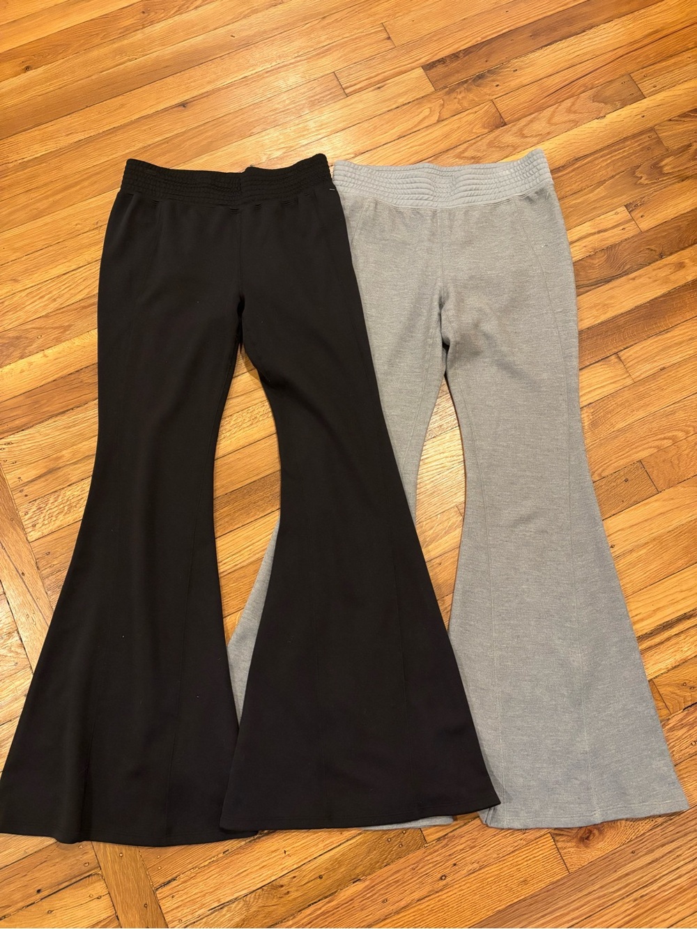 FP Movement by Free People Two-Pack Flare Leggings in Black & Gray
